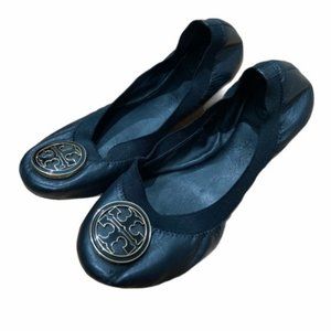 Tory Burch Leather Caroline Ballet Flats